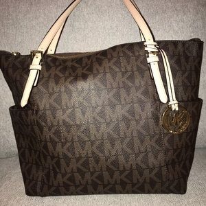 Brown Micheal Kors Tote